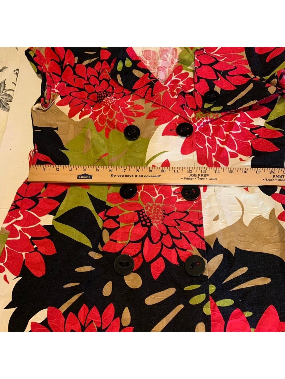 SIGNATURE by ROBBIE BEE Women's Floral Dress, Size 16 Red, Green And Black.  The - Picture 4 of 9